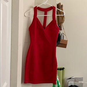 Red dress